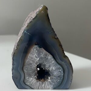 Unique agate teardrop shape